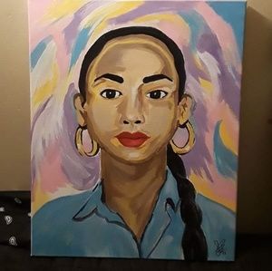 Sade Acrylic paintings I made.